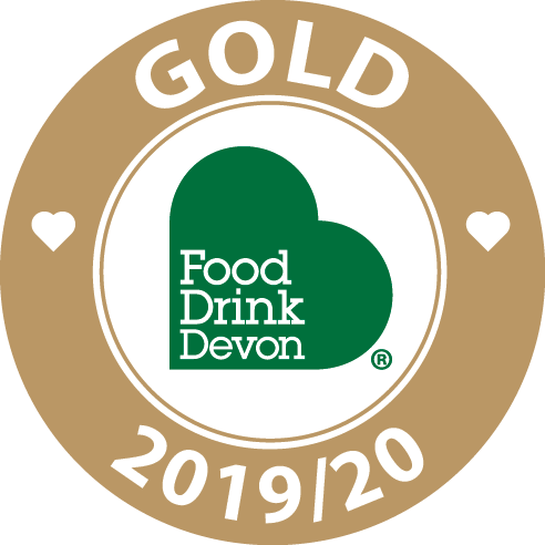Food Drink Devon Award. Gold 2019 2020